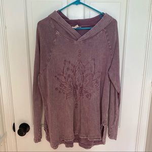 💲SOLD💲Style & Co Lotus Flower Hoodie | L